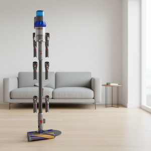 Soporte para aspiradora Dyson con 4 almohadillas, soporte de almacenamiento para varios modelos, soporte vertical de metal - Product Image 2