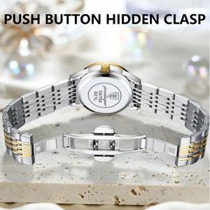 Reloj POEDAGAR para Mujer, Relojes de Cuarzo de Lujo, Moda Ejecutiva, Alta Calidad, Cierre Oculto con Botón, Reloj de Pulsera para Dama, Regalo para Novia - Product Image 3