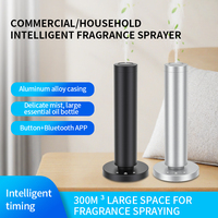 Diffuseur d'aromathérapie intelligent en métal, style colonne, télécommandé, pour usage domestique