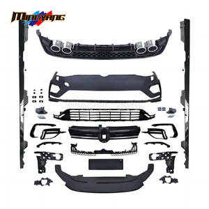 Kit Carrozzeria in Plastica PP con Griglia Paraurti e Diffusore per VW <span class=keywords><strong>Golf</strong></span> 7 <span class=keywords><strong>VII</strong></span> Mk7, Aggiornamento a <span class=keywords><strong>Golf</strong></span> 7.5 R 2017-2019 - Product Image 1