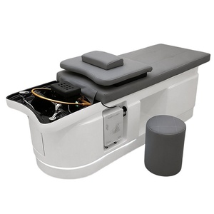Cama de Champú con Circulación de Agua <span class=keywords><strong>y</strong></span> Masaje, Cama de Belleza, Nuevo Modelo de Fibra de Vidrio para Salón de Peluquería, Barbería, Terapia de Vapor - Product Image 5