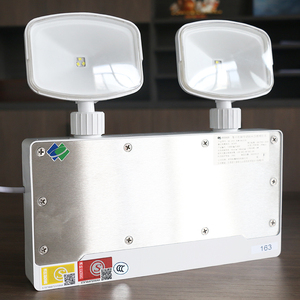 Прямая Продажа с завода, IP66, светодиодный аварийный светильник, двухточечный знак выхода 2x6 Вт, взрывозащищенный холодный белый свет, пластик - Product Image 2