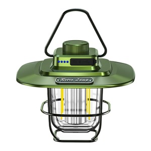 Lampe rétro LED, lanterne de camping rechargeable, lumière portable d'extérieur pour tente de camping - Product Image 5