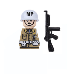 Soldati del Corpo Aereo Militare USA della Seconda Guerra Mondiale, Blocchi da Costruzione, Esercito Tigri Volanti, Fanteria, Armi, Mattoncini, Giocattolo Regalo per Bambini - Product Image 3