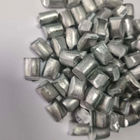 Granulés d'aluminium de haute pureté 99,7 % Marque CHUHUA pour désoxydation de l'acier, usage industriel, qualité fonderie, 9,5-15 mm, emballage en sac de 1 tonne