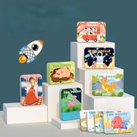 Puzzle en bois d'apprentissage précoce 5 en 1 avec 10 modèles pour enfants jouet éducatif bricolage Intelligence