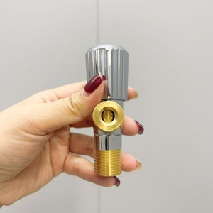 Vanne d'angle Teguda tout en cuivre 1/2 pouce pour chauffe-eau et toilettes à température normale - Product Image 3