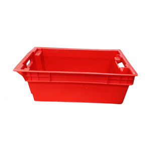 Multifunction Rectangle Nest <strong>Stackable</strong> <strong>Storage</strong> Turnover Bins Plastic Moving <strong>Crates</strong> Boxes with Lid for Warehouse Transport - Product Image 2