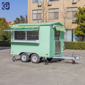 Remolque de Comida Móvil CAMPTRL para Restaurante al Aire Libre, Camión de Comida Equipado <span class=keywords><strong>con</strong></span> Cocina Completa - Product Image 2