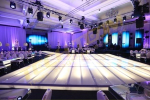 4ft * 4ft quadrato di vetro/acrilico fase di nozze elegante piattaforma di Truss display per luoghi di eventi - Product Image 6