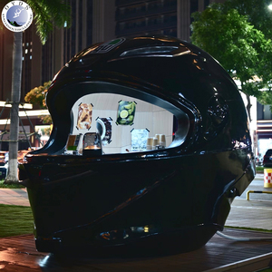 Escultura de Fibra de Vidrio Personalizada de Casco a Tamaño Real para Exteriores, Quiosco de Café, Área Escénica, Camión de Comida Grande - Product Image 4