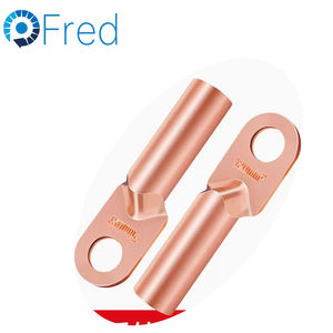 แหวนทองแดงเปิดสายลวดเชื่อมสายแบตเตอรี่ปลายตาไก่ขั้วต่อสายไฟแบบ OT-30A หางปลาหางปลาทองแดง - Product Image 5