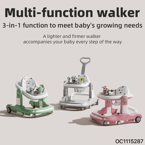 Kids Baby <strong>Walker</strong> with Wheels and <strong>Seat</strong> Sit-to-stand Learning <strong>Walker</strong> <strong>for</strong> Toddlers Made of Durable Plastic Frame - Product Image 6