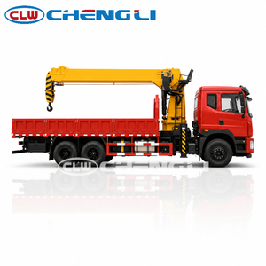 Grúa Telescópica Recta Montada en Camión Dongfeng de 12 Toneladas 6x4 para Elevación en Construcción - Product Image 3