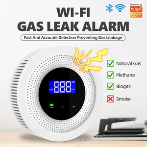 Alarme de fuite de gaz GPL Wi-Fi Tuya avec affichage numérique et contrôle à distance par application pour la détection du gaz naturel, du méthane, du biogaz et du gaz liquéfié - Product Image 1