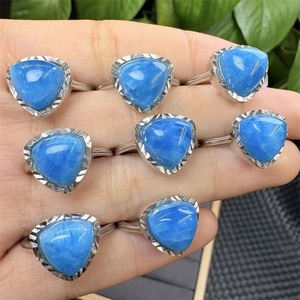 Anelli in Argento 925 di Alta Qualità con Kunzite, Anelli con Gemme, Gioielli in Quarzo Rosa, Artigianato in Cristallo Naturale, Regolabili, per Regalo Quotidiano - Product Image 2