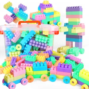 Ensemble de blocs de construction personnalisés, 8 pièces, jouets d'apprentissage créatif, éducatif, jeu préscolaire, pour enfants en bas âge