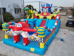 Château gonflable de grande taille en PVC personnalisé Château gonflable de requin pour enfants et centre commercial - Product Image 6