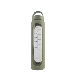 Prix usine 1000ml Grand Volume Portable Clair Bouteille D'eau En Verre Borosilicate Boisson Gym Bouteilles D'eau - Product Image 2