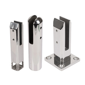 Misura moderna in acciaio inox regolabile <span class=keywords><strong>piscina</strong></span> e scala ringhiera del balcone morsetti vetro resistente alla ruggine rubinetto 304 - Product Image 2