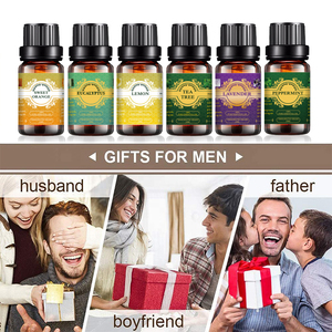 Ensemble cadeau d'huile essentielle naturelle pure de 10ml bouteille de diffuseur de roseau avec 6 humidificateurs organiques bâton de Massage de peau d'odeur fraîche - Product Image 4