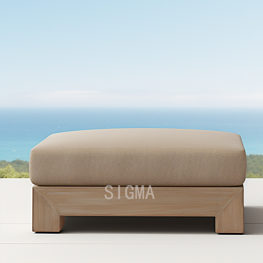 2023 Outdoor Patio Garden Sofa Wood Furniture Teak Sofa Heavy Duty Outdoor Furniture