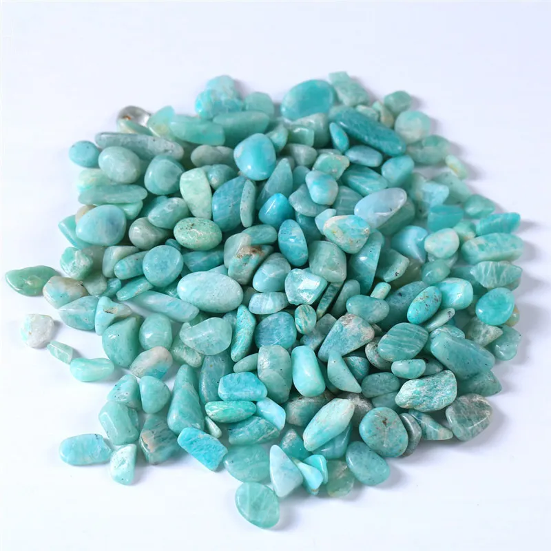 Cristalli curativi di pietra naturale Tianhe di alta qualità all'ingrosso chip pietra amazzonite