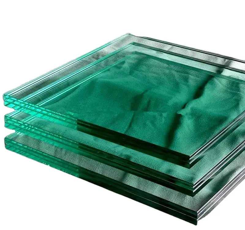 6.38mm 8.38mm 10.38mm 12.38 mm PVB colored or clear laminated glass for building and construction applications