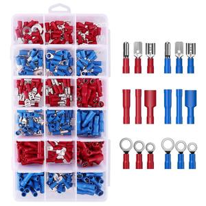 Kit de terminales de crimpado de cobre puro, 360 Uds., terminales de anillo de 1-6mm, 12-22awg, juego de conectores de cable de estilo europeo - Product Image 1