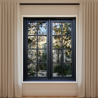 Ventanas de Aluminio con Aislamiento Térmico para Casas y Villas Personalizadas Sunnysky NFRC, Ventana Panorámica de Aluminio, Ventana Fija de Aluminio