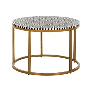 High on Demand Living Room Furniture Coffee Tables Made in Bone Inlay from Indian Supplier at Export Price