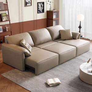 <span class=keywords><strong>Canapé</strong></span> intelligent <span class=keywords><strong>escamotable</strong></span> de luxe à plusieurs sièges bon marché d'usine canapés de salon électriques en cuir réglables fonctionnels en gros - Product Image 3