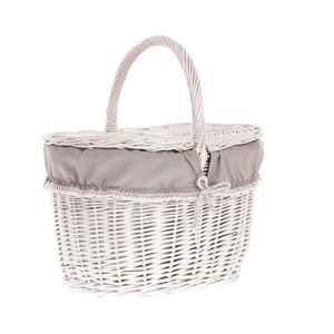 Factory Wholesale Empty Woven Wicker Gift <b>Storage</b> OEM 2 Person woven Wicker Picnic <b>Basket</b> - Product Image 3
