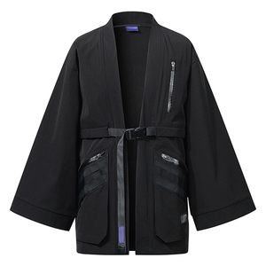 <span class=keywords><strong>Ropa</strong></span> técnica, <span class=keywords><strong>ropa</strong></span> informal personalizada para hombre, chaqueta Vintage elegante para hombre, bata taoísta Ninja funcional de generación con suelta - Product Image 2
