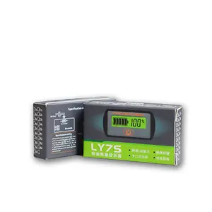 Lnlee 12V 24V 36V 48V 60V 72V Lithium Batterij Voltage Meter Ttester Capaciteit Indicator