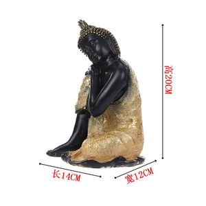 รูปปั้นพระพุทธรูปหลับ พระพุทธรูปเรซิ่น พระพุทธรูปไทย พระพุทธรูปสำหรับตกแต่งโต๊ะ พระพุทธรูปสำหรับสมาธิ ของตกแต่งบ้าน ขายส่ง - Product Image 5