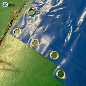 Lona de Poliéster Recubierta con Cuchilla de 650 g/m², Retardante de Llama B1 <span class=keywords><strong>M2</strong></span>, para Cubrir Contenedores en Proyectos de Construcción - Product Image 3