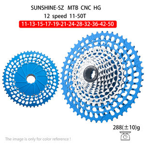 Cassette SUNSHINE K7 de <span class=keywords><strong>12</strong></span> <span class=keywords><strong>Velocidades</strong></span> para <span class=keywords><strong>Bicicleta</strong></span> de Montaña, 11-46T, 11-50T, 11-51T, Buje HG -CNC, Piñón de <span class=keywords><strong>Bicicleta</strong></span> de <span class=keywords><strong>12</strong></span> <span class=keywords><strong>Velocidades</strong></span> para MTB - Product Image 5