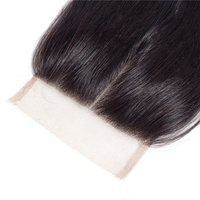 Tersedia 4x4 13x4 360 untuk Closure; Rambut Ikal Transparan Pre-Colored Bulk Wave yang Dapat Diperm