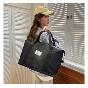 Wholesale Large Capacity Dry Wet Separation Fitness Yoga Folding Bags Short Trip Travel Bag - Product Image 6