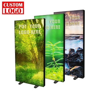 Caja de Luz - <span class=keywords><strong>Banner</strong></span> de Exhibición LED, Fondo LED de <span class=keywords><strong>100x200</strong></span> cm, Caja de Luz Publicitaria, Letrero LED Personalizado - Product Image 1