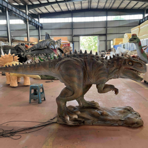 Modelo <span class=keywords><strong>de</strong></span> dinosaurio móvil 3D realista, simulación <span class=keywords><strong>de</strong></span> Metal para interiores, para escuela, guardería, espacio público, aeropuerto, centro comercial - Product Image 2
