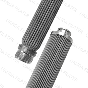 Lianda thép không gỉ 3-100 micron Lọc xếp li Lọc Cartridge thép không gỉ Lọc thiêu kết kim loại - Product Image 2