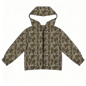 Manteau pour enfants personnalisé classique de camouflage occidental manteau à capuche zippé <span class=keywords><strong>veste</strong></span> à capuche coupe-vent canard camouflage enfants garçons filles <span class=keywords><strong>veste</strong></span> manteau - Product Image 2