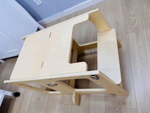 Taburete Plegable Multifuncional Moderno <span class=keywords><strong>de</strong></span> Madera Maciza <span class=keywords><strong>para</strong></span> <span class=keywords><strong>Cocina</strong></span>, Sala <span class=keywords><strong>de</strong></span> Estar y <span class=keywords><strong>Ayudante</strong></span> <span class=keywords><strong>de</strong></span> Aprendizaje <span class=keywords><strong>para</strong></span> Niños y Asistente <span class=keywords><strong>para</strong></span> Bebés - Product Image 2