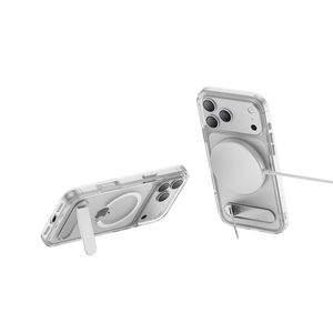 Pour iPhone 17 Pro Max 360 °   Étui transparent magnétique avec support rotatif en alliage d'aluminium pour iPhone 17 Air - Product Image 3