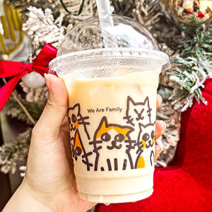 Gobelets personnalisés pour boissons froides, gobelets jetables pour café glacé, coupes pour boba, gobelets transparents en <span class=keywords><strong>plastique</strong></span> PET avec couvercles - Product Image 4