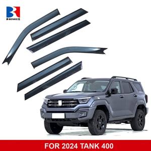 Accessoires automobiles : Déflecteurs de vent pour GWM GREAT WALL TANK 300 400 500 700 – Pare-soleil de fenêtre et déflecteurs de porte anti-pluie - Product Image 4