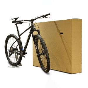 Logo imprimé personnalisé écologique, grande taille, robuste, brun, papier Kraft, boîte de vélo en <span class=keywords><strong>carton</strong></span> ondulé, boîte d'expédition pour vélo - Product Image 5