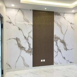 แผ่นผนังพลาสติก UV สำหรับตู้วางทีวี <span class=keywords><strong>ล</strong></span>ายหินอ่อนพิ<span class=keywords><strong>ม</strong></span>พ์ 3 <span class=keywords><strong>ม</strong></span>ิติ ด้วย UV  ออกแบบ<span class=keywords><strong>ตา</strong></span><span class=keywords><strong>ม</strong></span>สั่ง รองรับการออกแบบเอง ผิวมันเงาสูง - Product Image 4